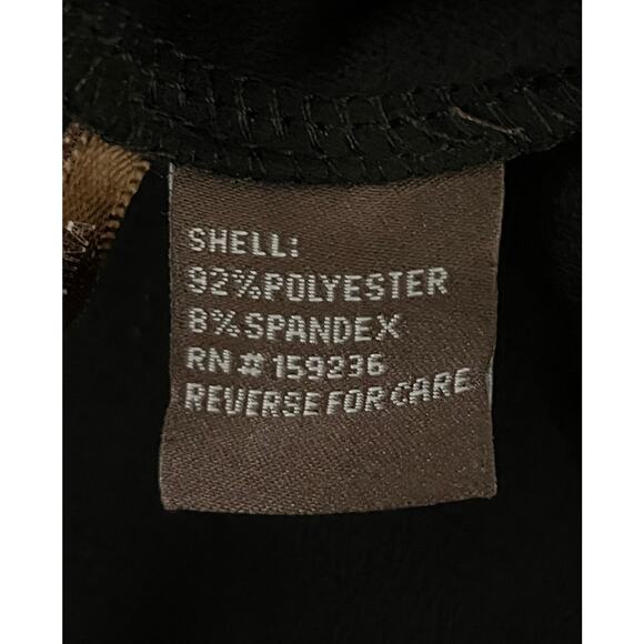 J. McLaughlin Lori Faux Suede Pull On High Waisted Legging Black Large Cozy Chic - Picture 9 of 10